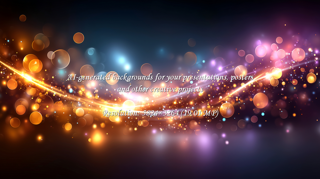 Experience the magic of dancing golden bokeh lights on a dark backdrop. Perfect for adding a touch of dreamy elegance to celebrations, festive designs, and captivating backgrounds, ideal for captivating audiences.