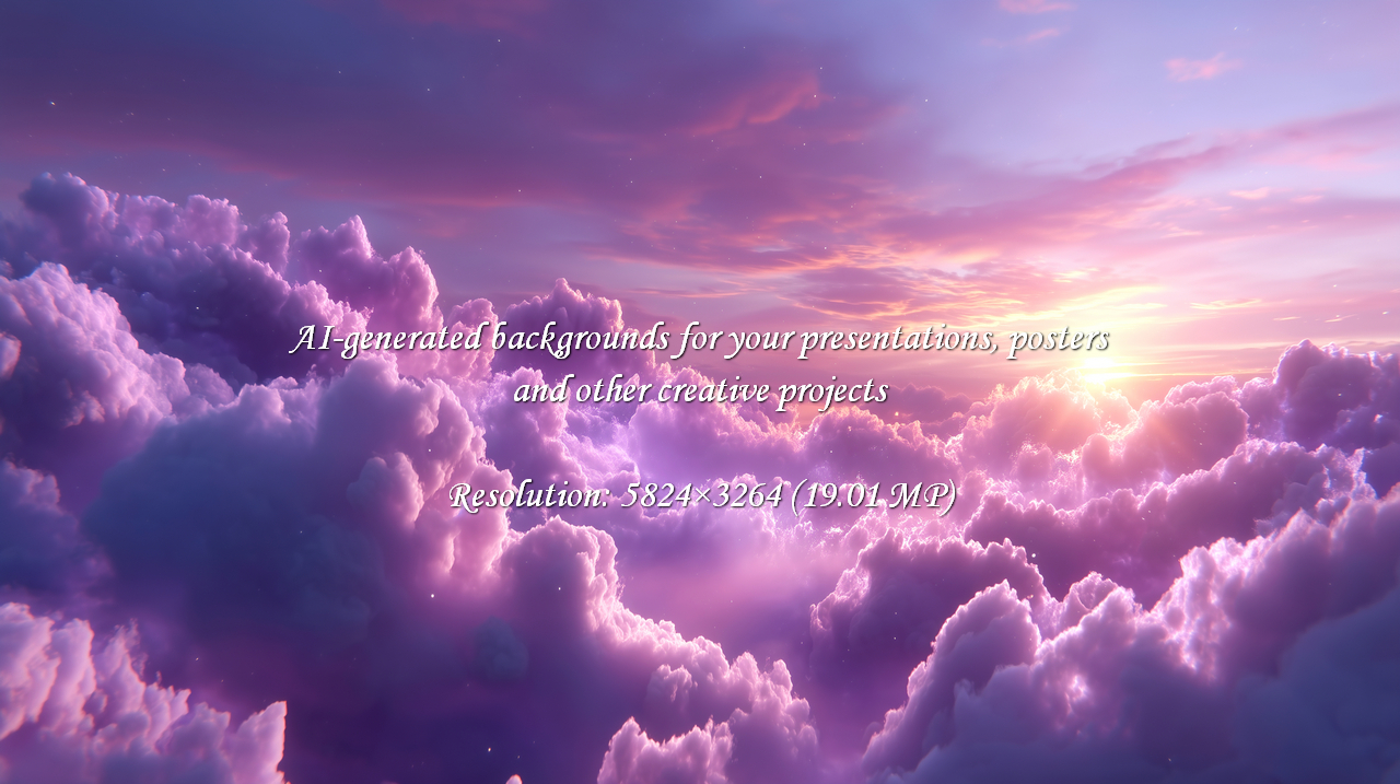 Breathtaking sunset with dreamy purple clouds evokes peace and wonder. Use for backgrounds, inspirational content, or to add a touch of magic to your designs. Perfect for spiritual themes.