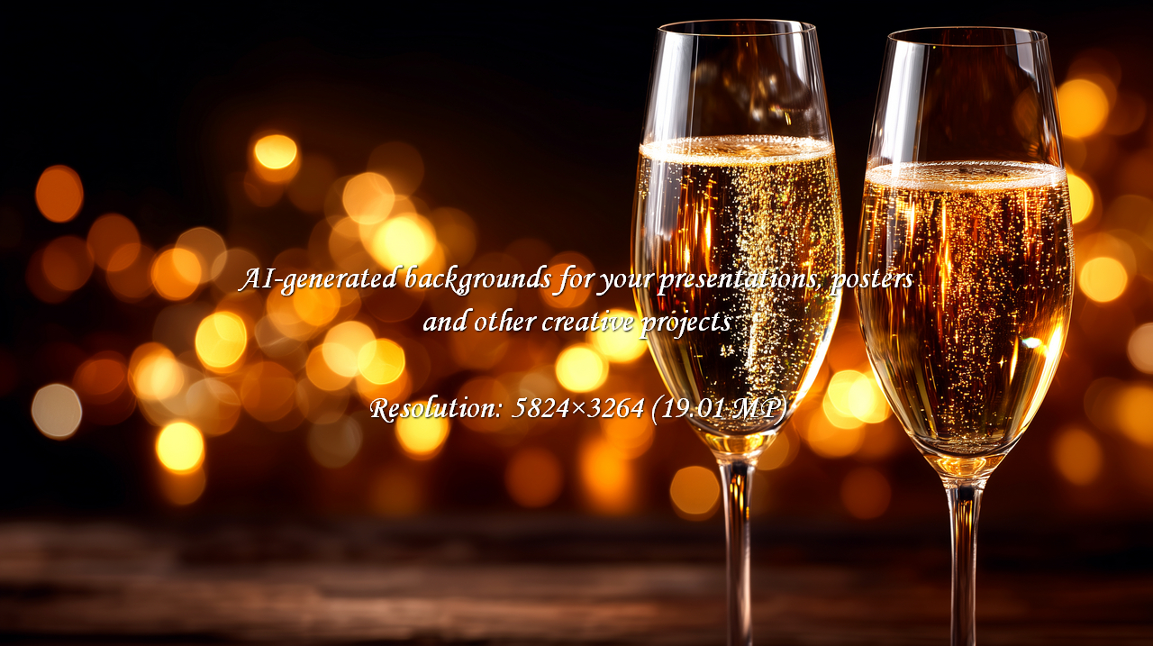 Celebrate life's moments with this elegant champagne. Perfect for toasts, holidays, and special occasions. The sparkling bubbles and warm bokeh create a sophisticated atmosphere.