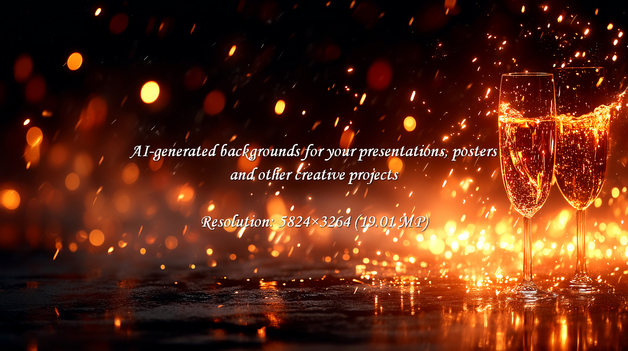 Celebrate special moments with this vibrant champagne toast. Perfect for holiday events, new year's celebrations, or romantic occasions. Use for advertising, invitations, or social media posts.