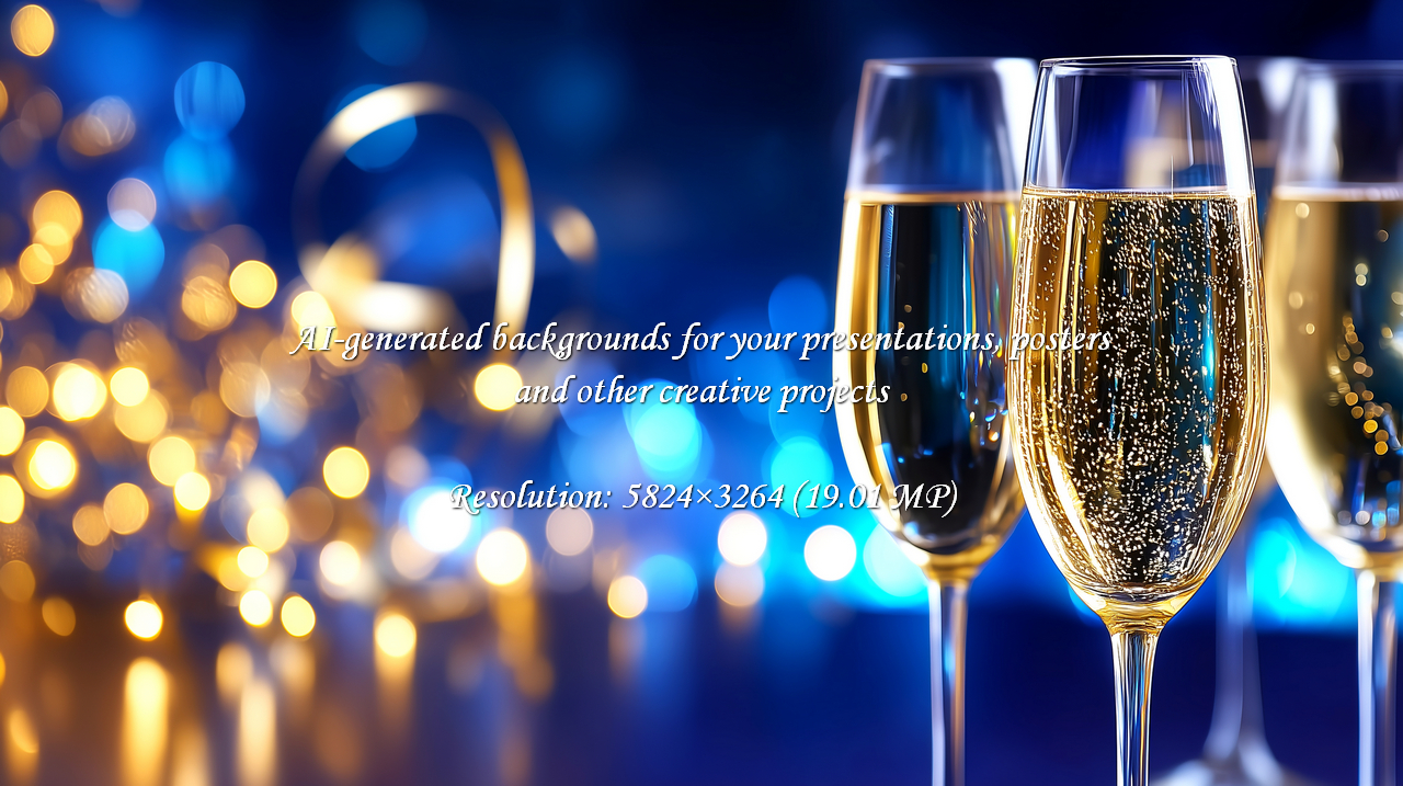 Celebrate life's special moments with this stunning champagne scene. Perfect for conveying luxury, joy, and festive cheer. Use for invitations, social media, or event promotions. Cheers!