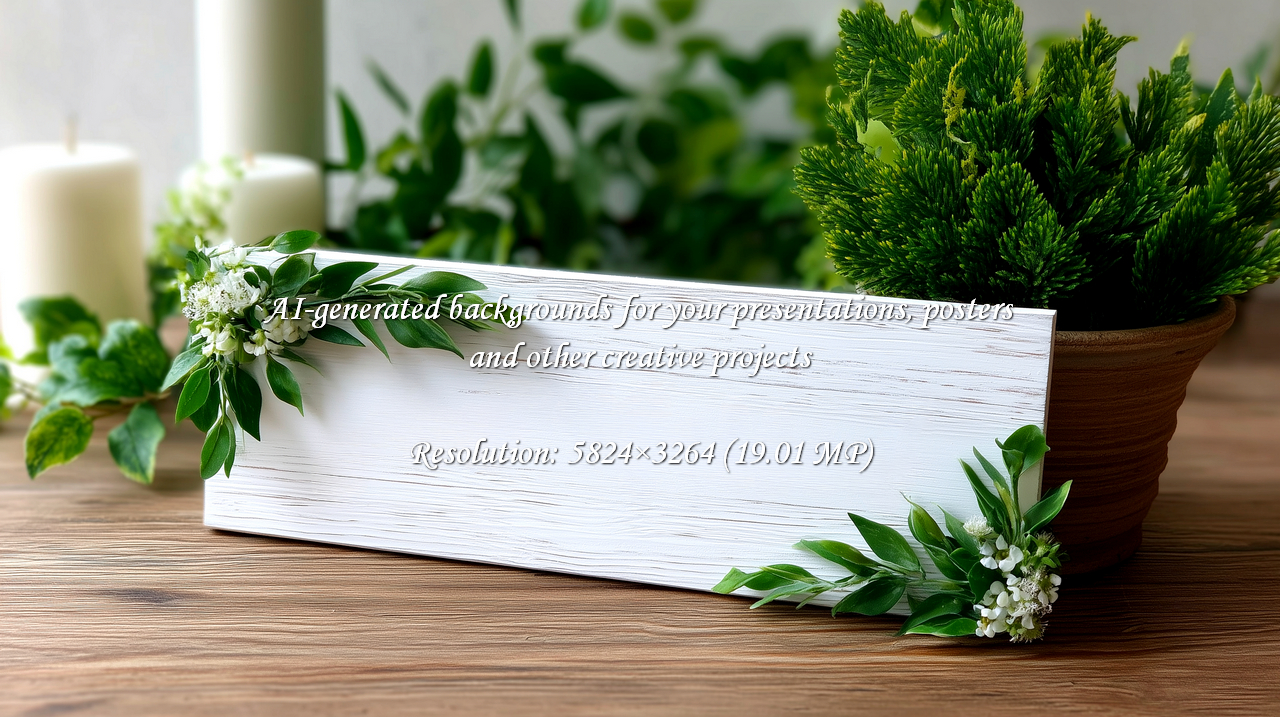 Beautiful blank white wooden sign with delicate floral accents, ideal for displaying promotions, announcements, or heartfelt messages. Its rustic charm adds a touch of nature and elegance.