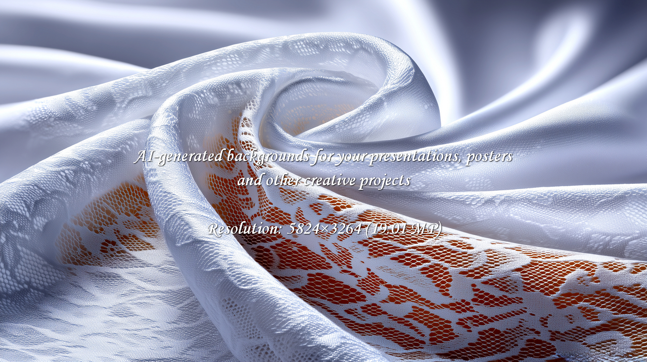 Capture the luxurious feel of elegant white lace fabric. Its intricate patterns and soft folds create a sophisticated and delicate aesthetic, perfect for textile designs and fashion projects.