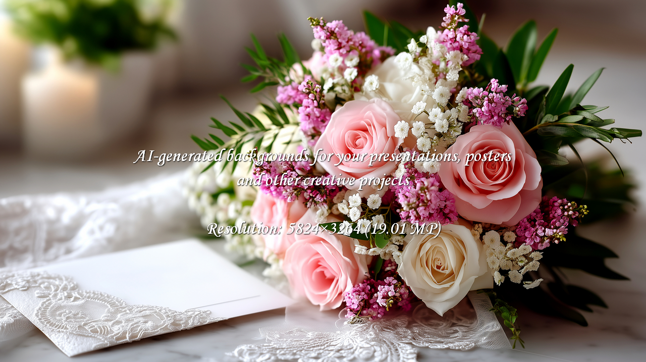 Romantic pink rose and delicate lace scene creates a soft, elegant feel. Perfect for wedding invitations, heartfelt messages, or adding a touch of beauty to your project.