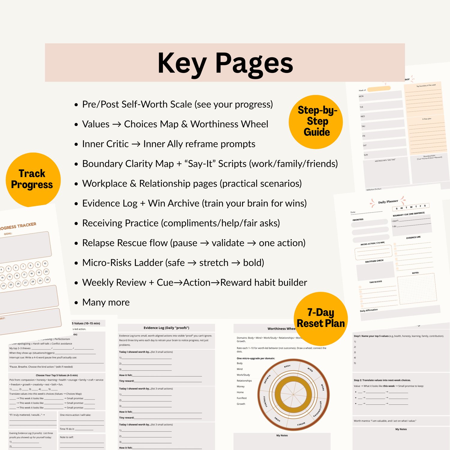 Key pages - take your power back