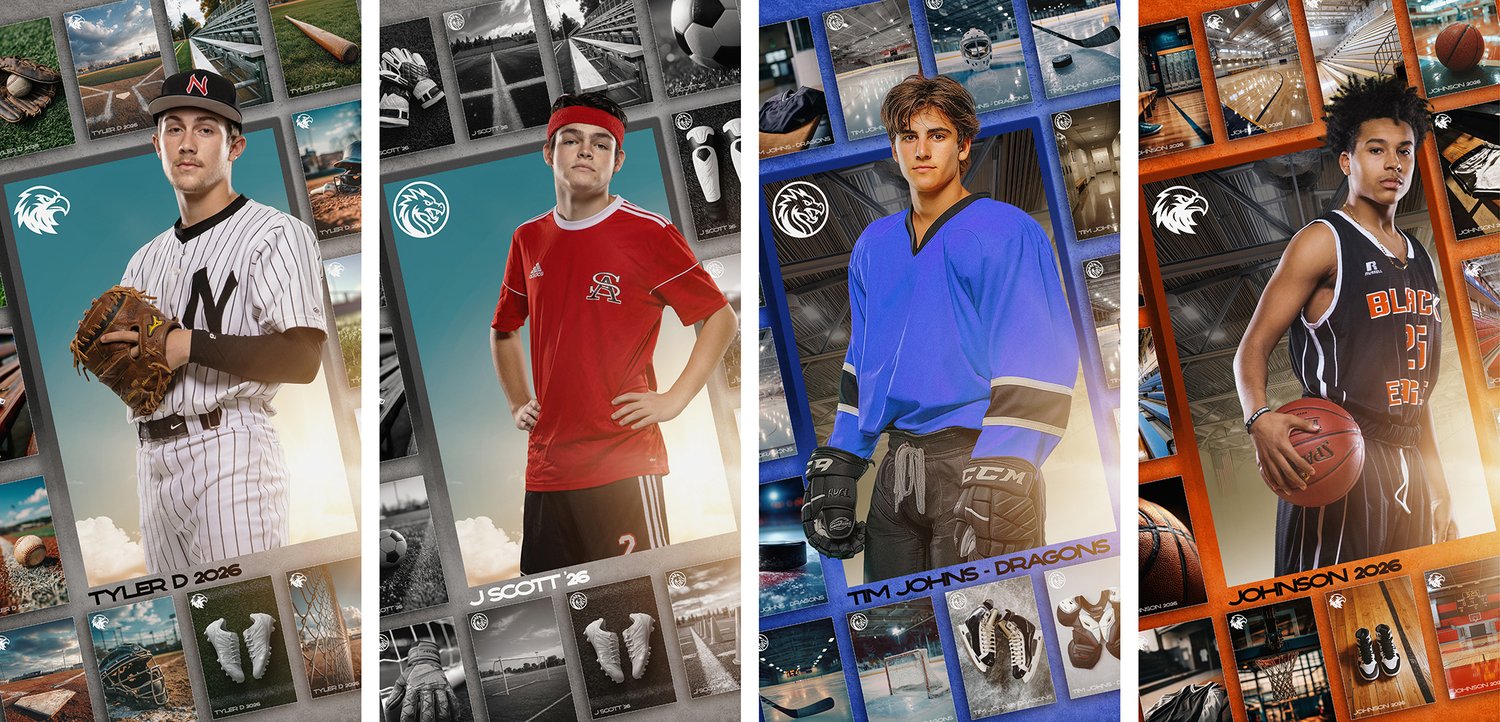 Zealot, Photoshop Template, Digital Background, Modern Design, Easy to Use, Volume Photography, Sports Photos, Media Day, T&I, School Pics, Epic, Seniors, Teams, Banners, Posters