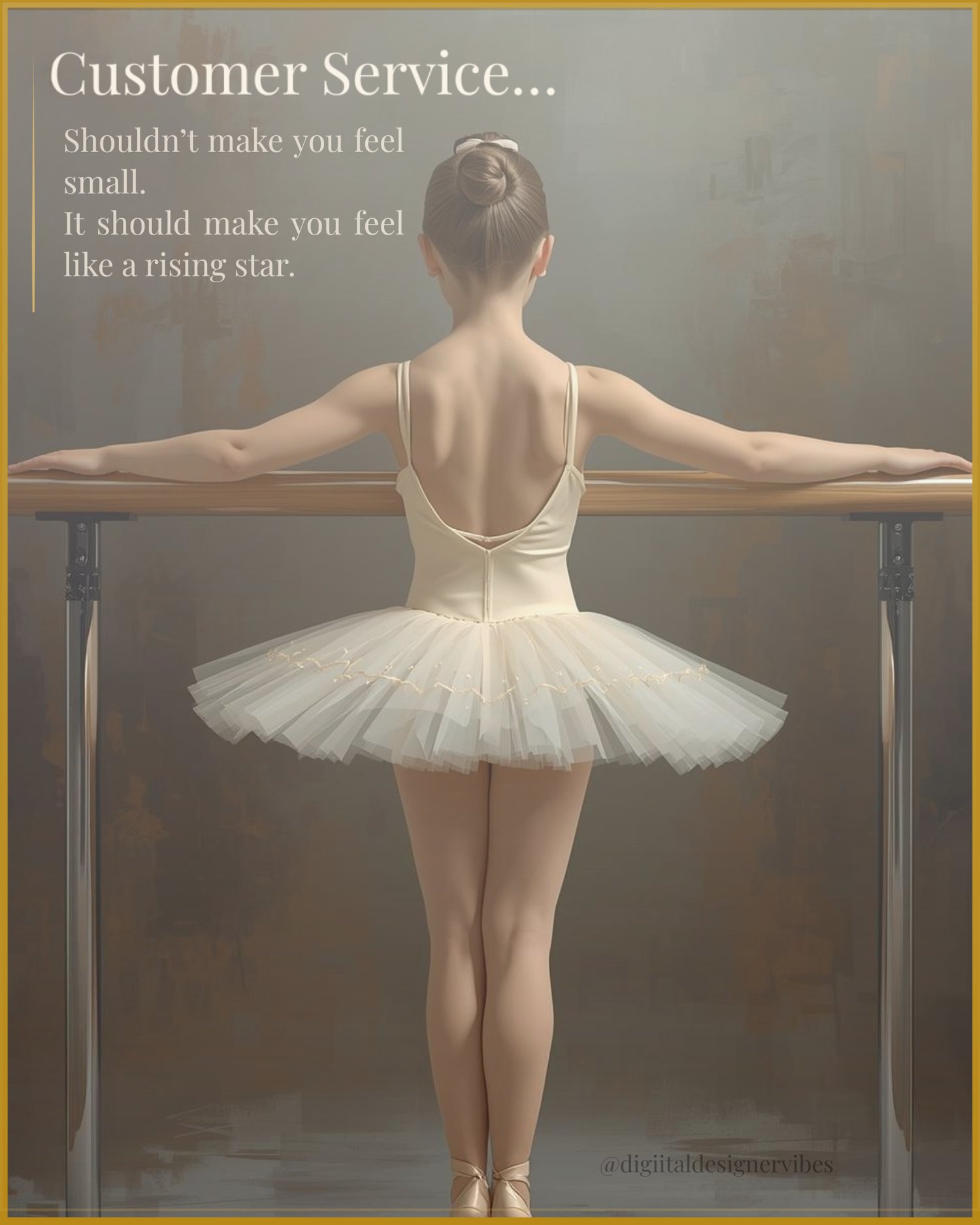 customer service wall art, office printable art, ballerina digital art, motivational quote wall art, rising star decor, business inspiration, positive workplace art, customer service training, elegant wall decor, 16x20 wall art, printable office artwork