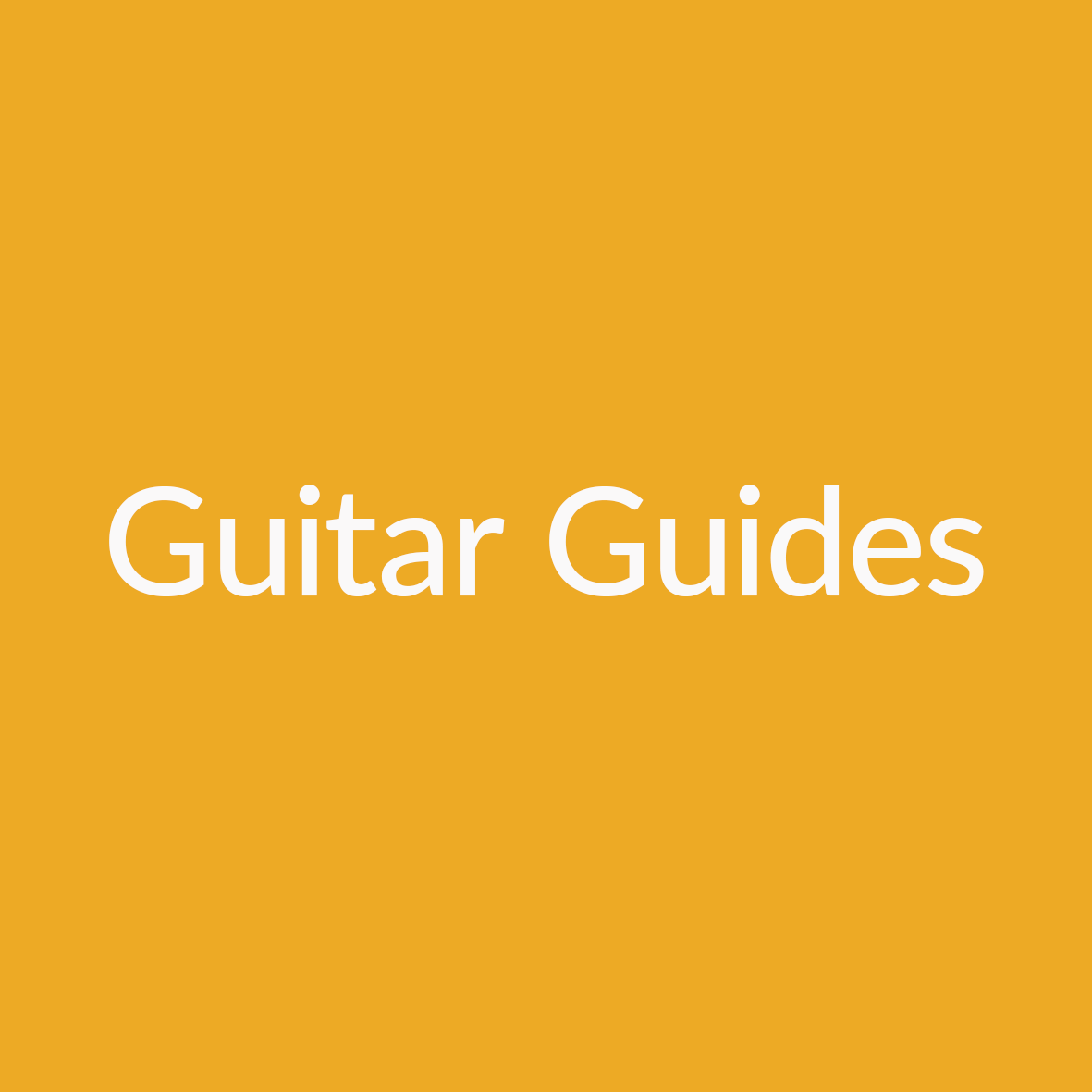 Guitar Learning Guides & Pedagogical Tools