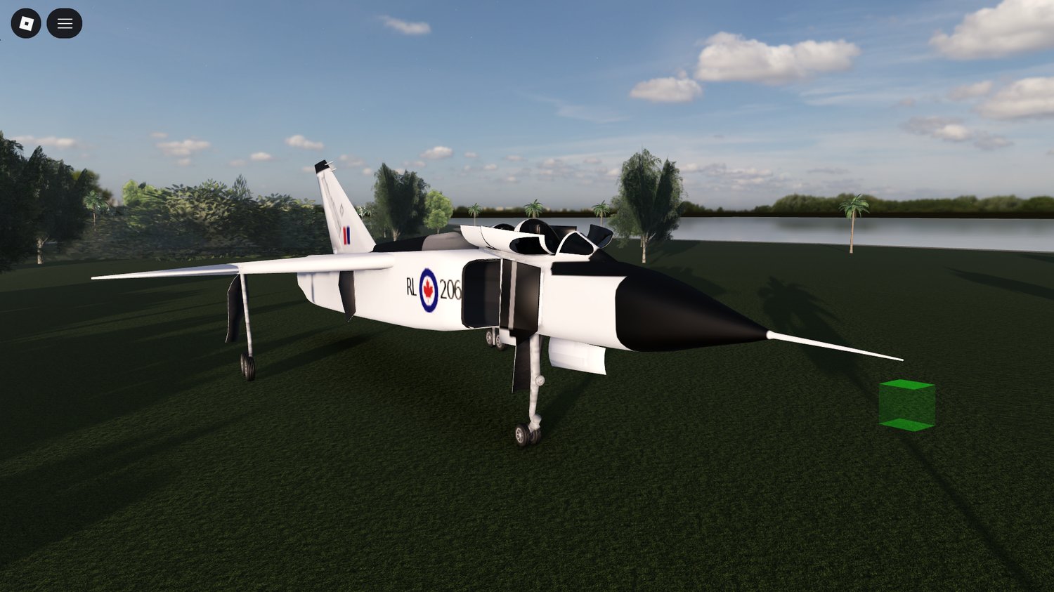 Dual working interceptor aircraft in Roblox