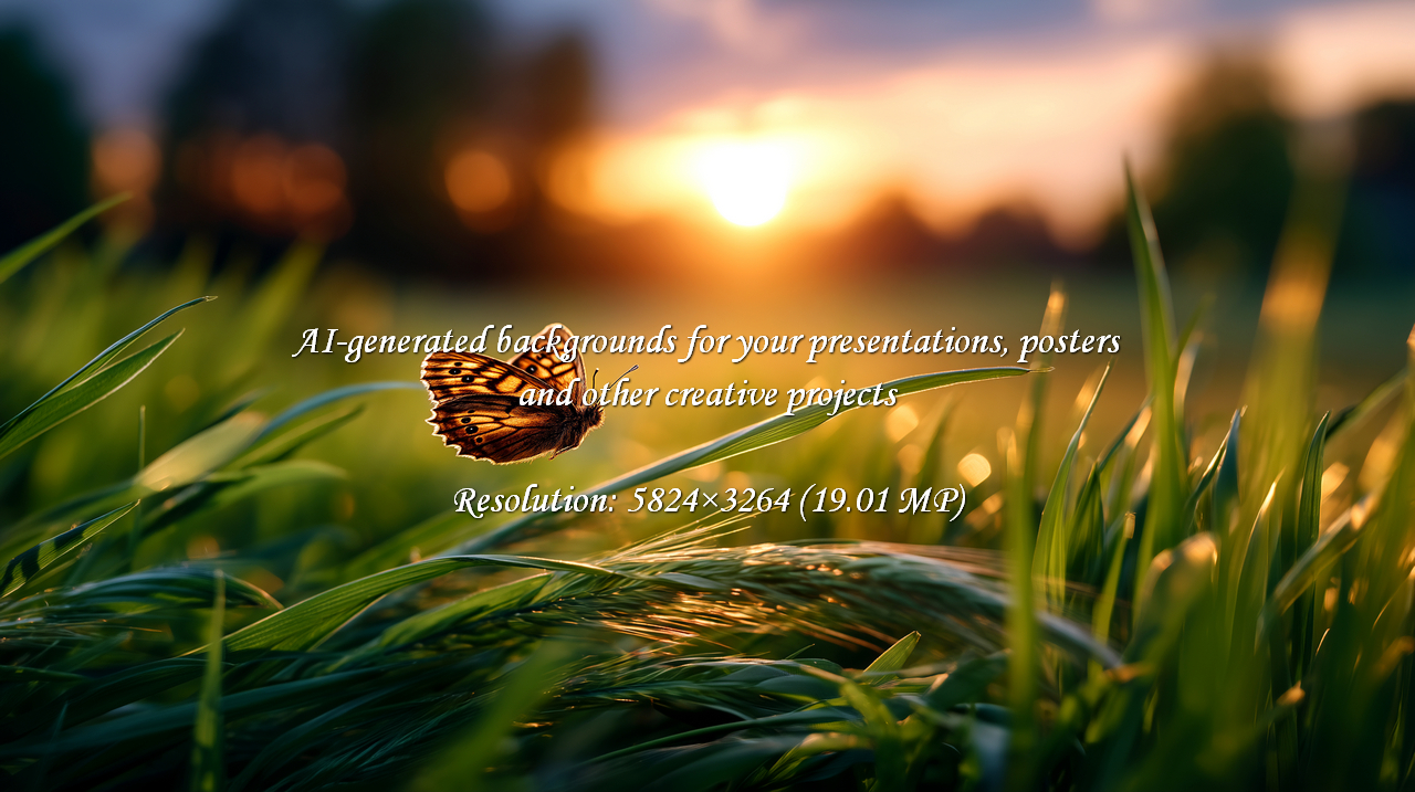 Experience the magic of golden hour as a butterfly gracefully lands on the grass. A moment of pure beauty and tranquility, perfect for nature lovers and anyone seeking peace.