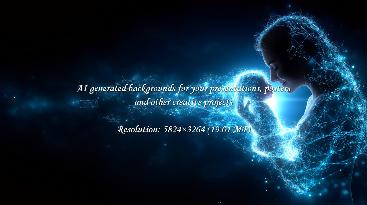 Experience the power of connection and love as a mother cradles her baby, linked by technology. Perfect for illustrating modern healthcare, family bonds, and innovative solutions.