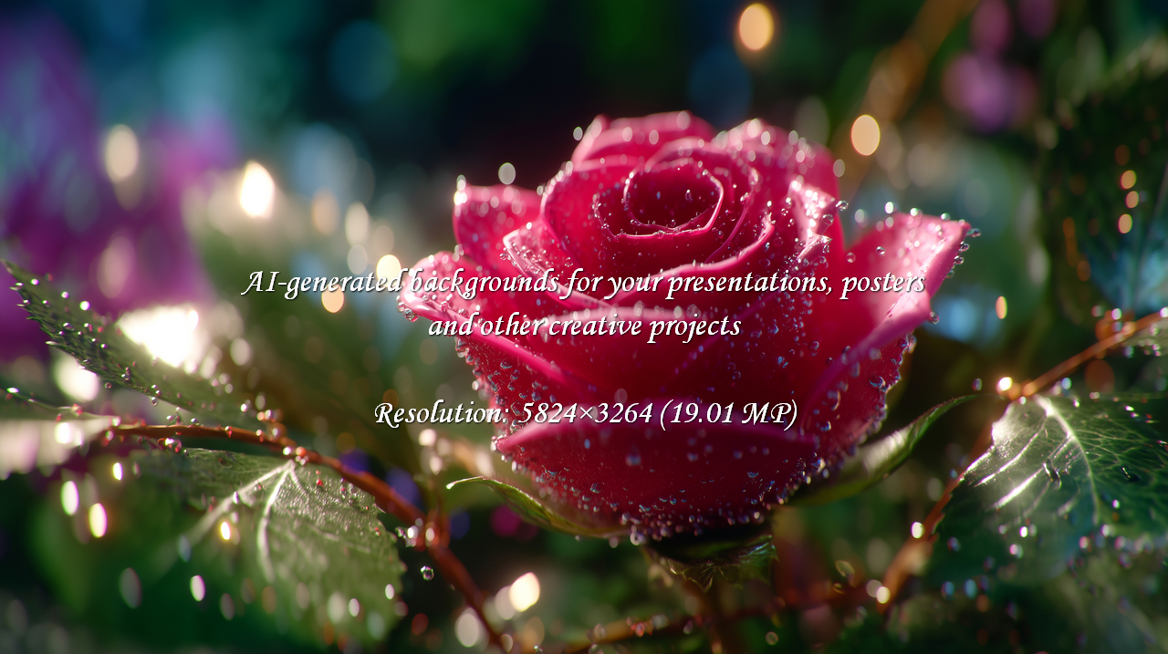 A close-up of a red rose with glistening dew drops evokes feelings of romance and beauty. Perfect for Valentine's Day, anniversaries, or any occasion where love and tenderness are celebrated.