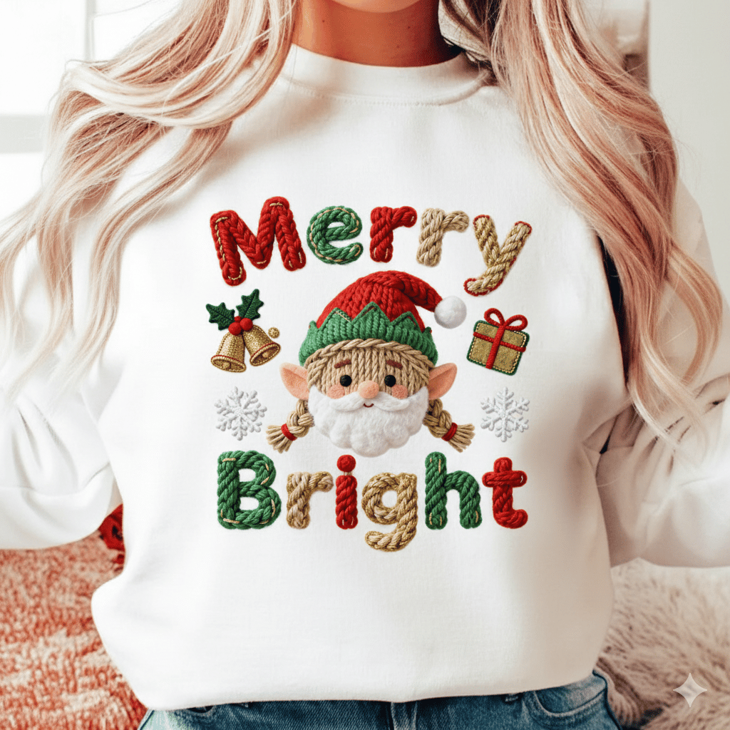 How to Create Viral Faux Yarn Holiday Clipart with AI (Even If You’re Not a Designer)