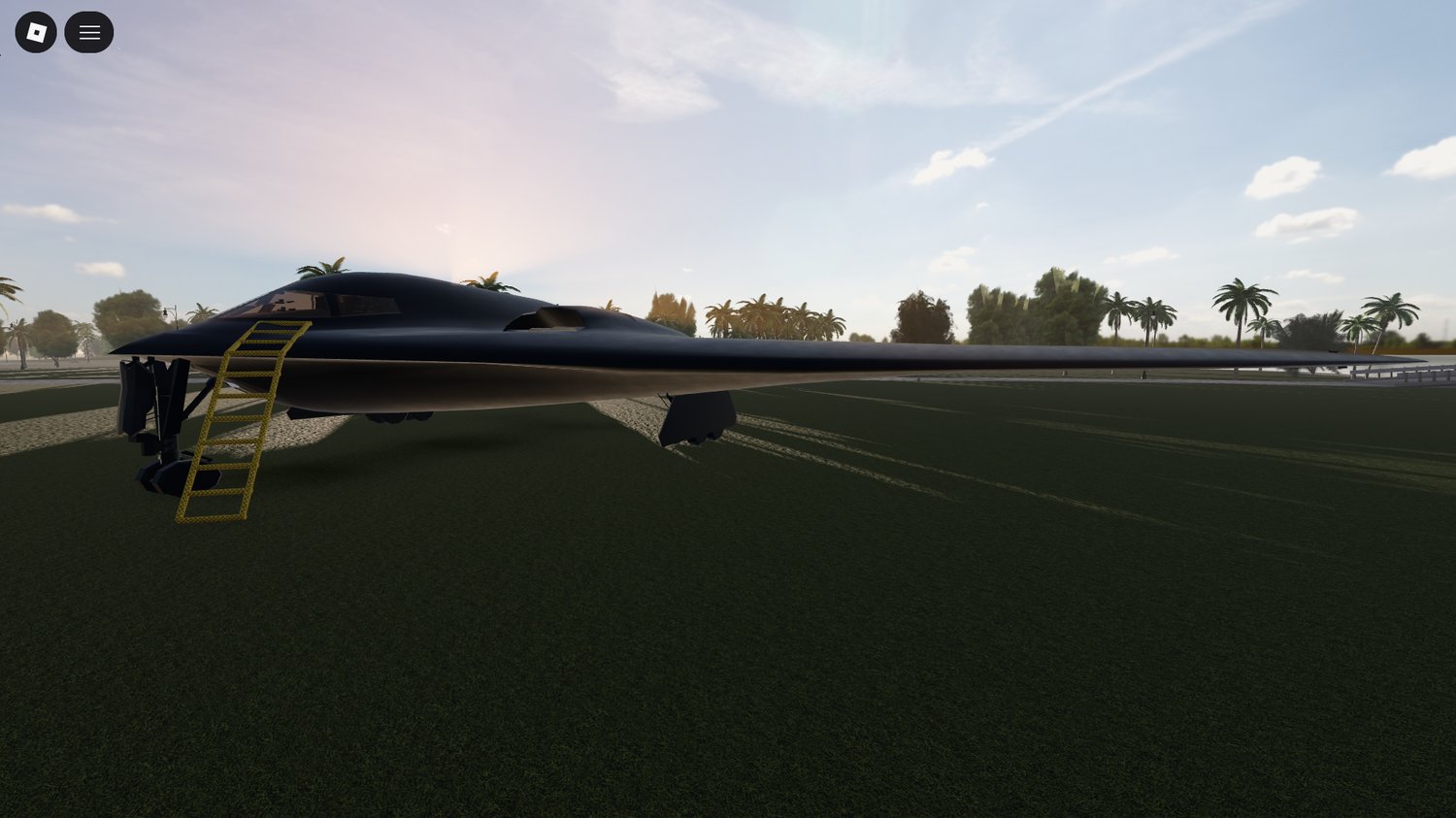 Fully working B-2 aircraft in Roblox