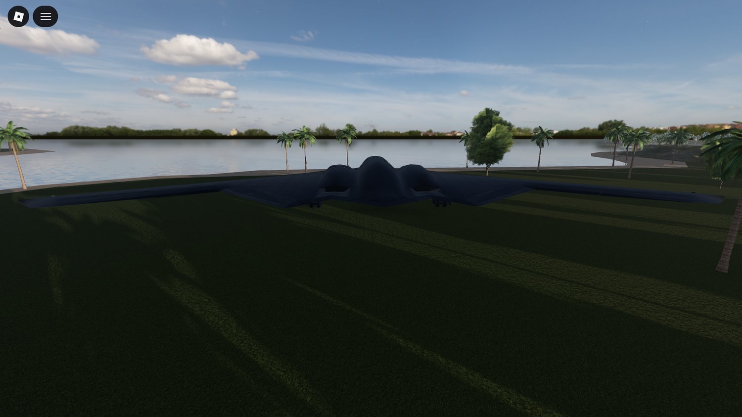 Wide wing design of B-2 Spirit
