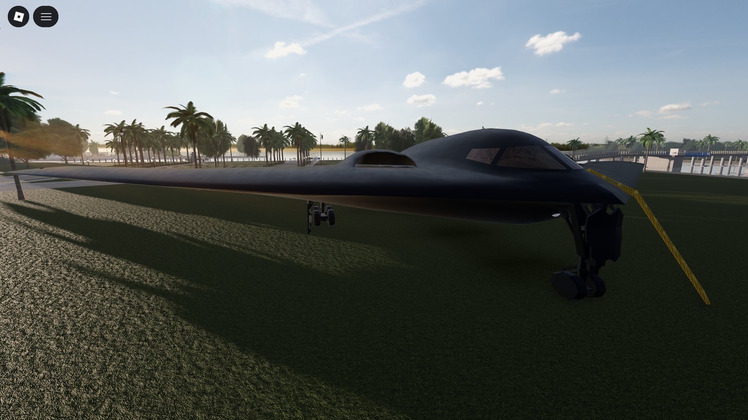 Stealth bomber flying over map