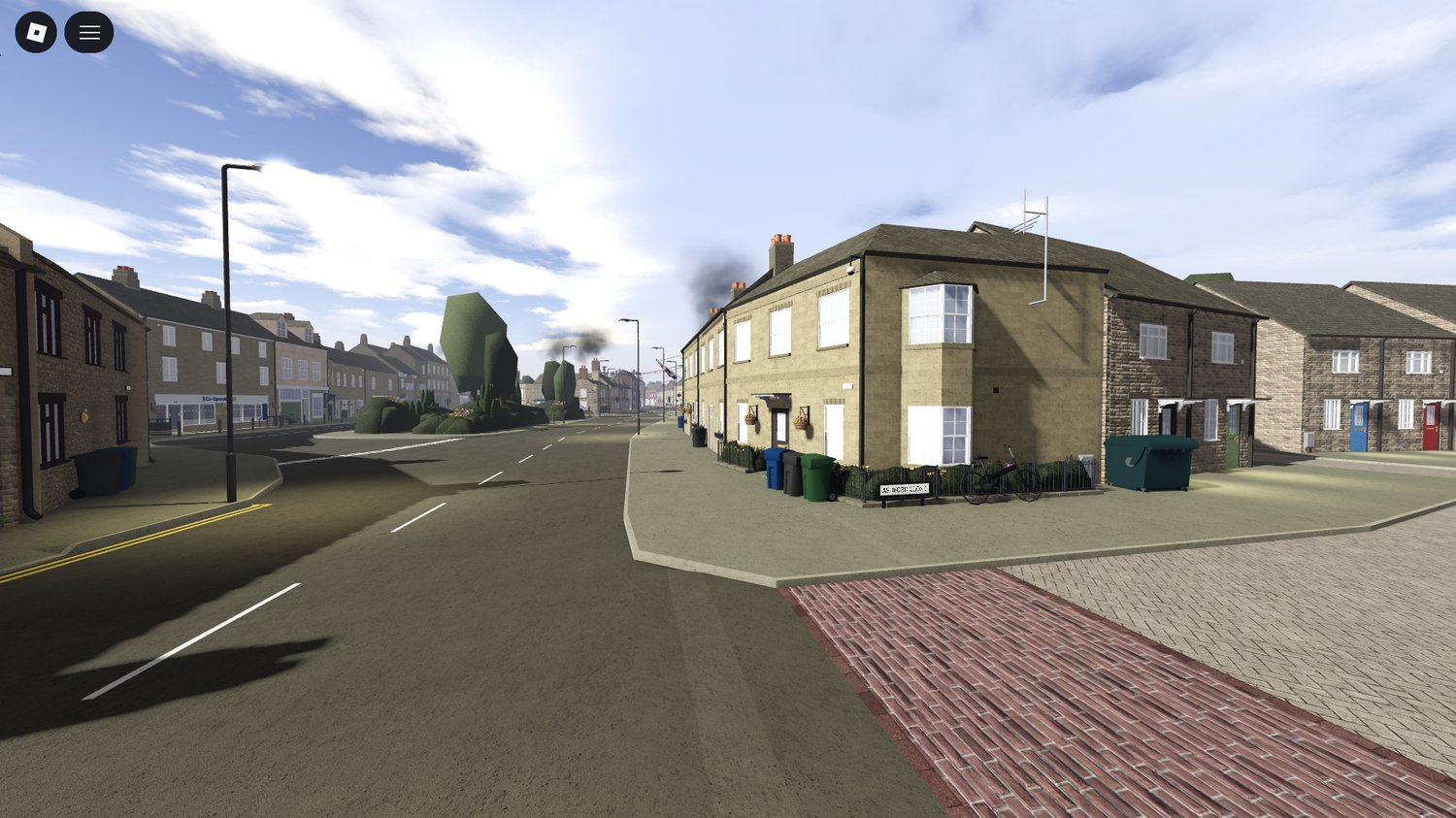 Town center inspired by Oxfordshire