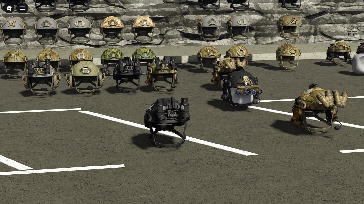 combat headgear roblox pack