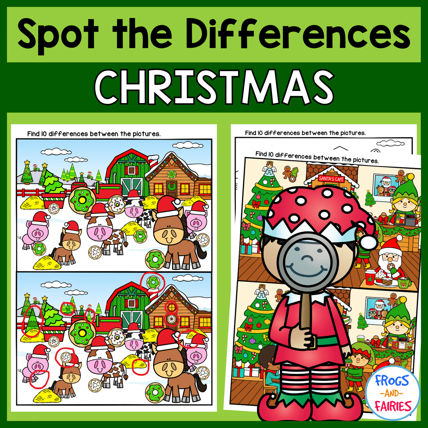 spot the differences – christmas