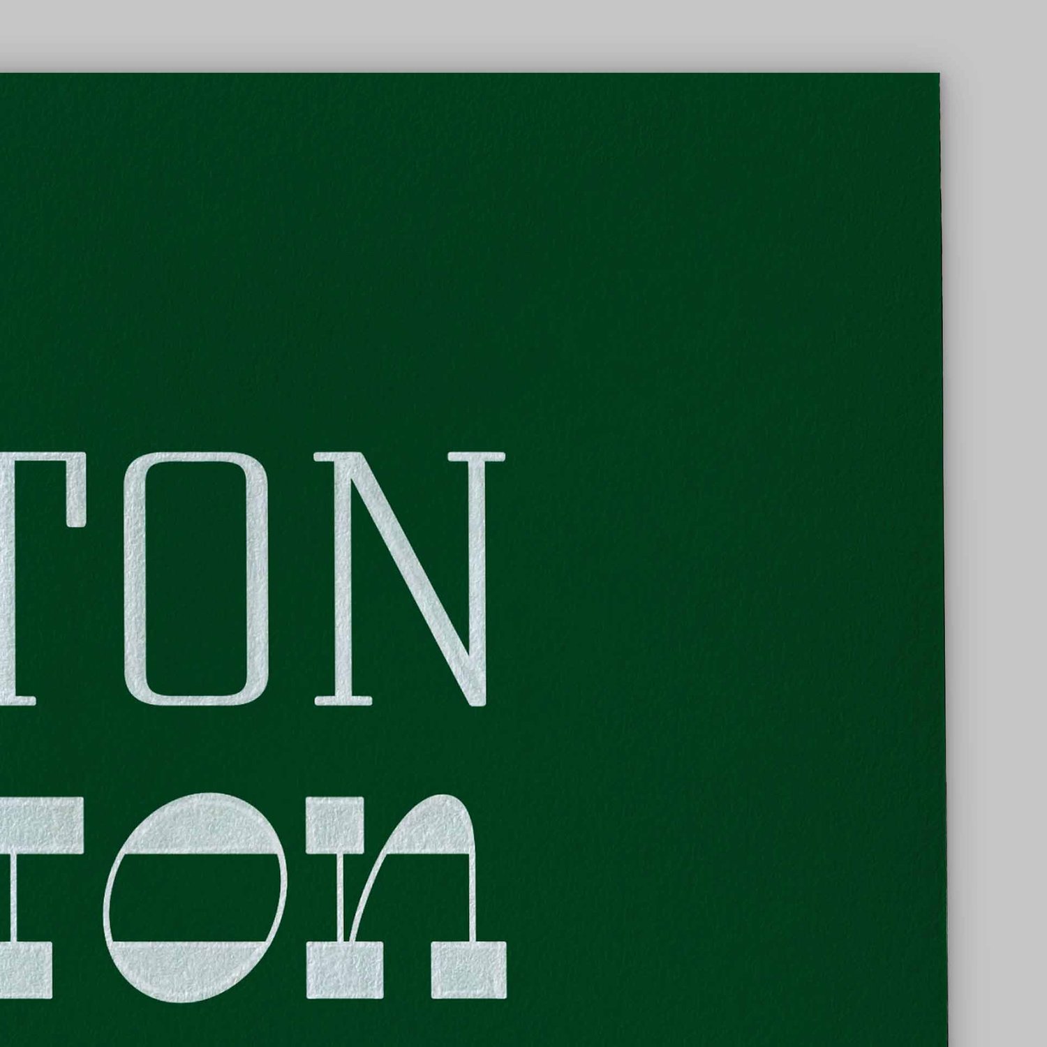 A close-up of the slight texture in this high-quality giclee art print.