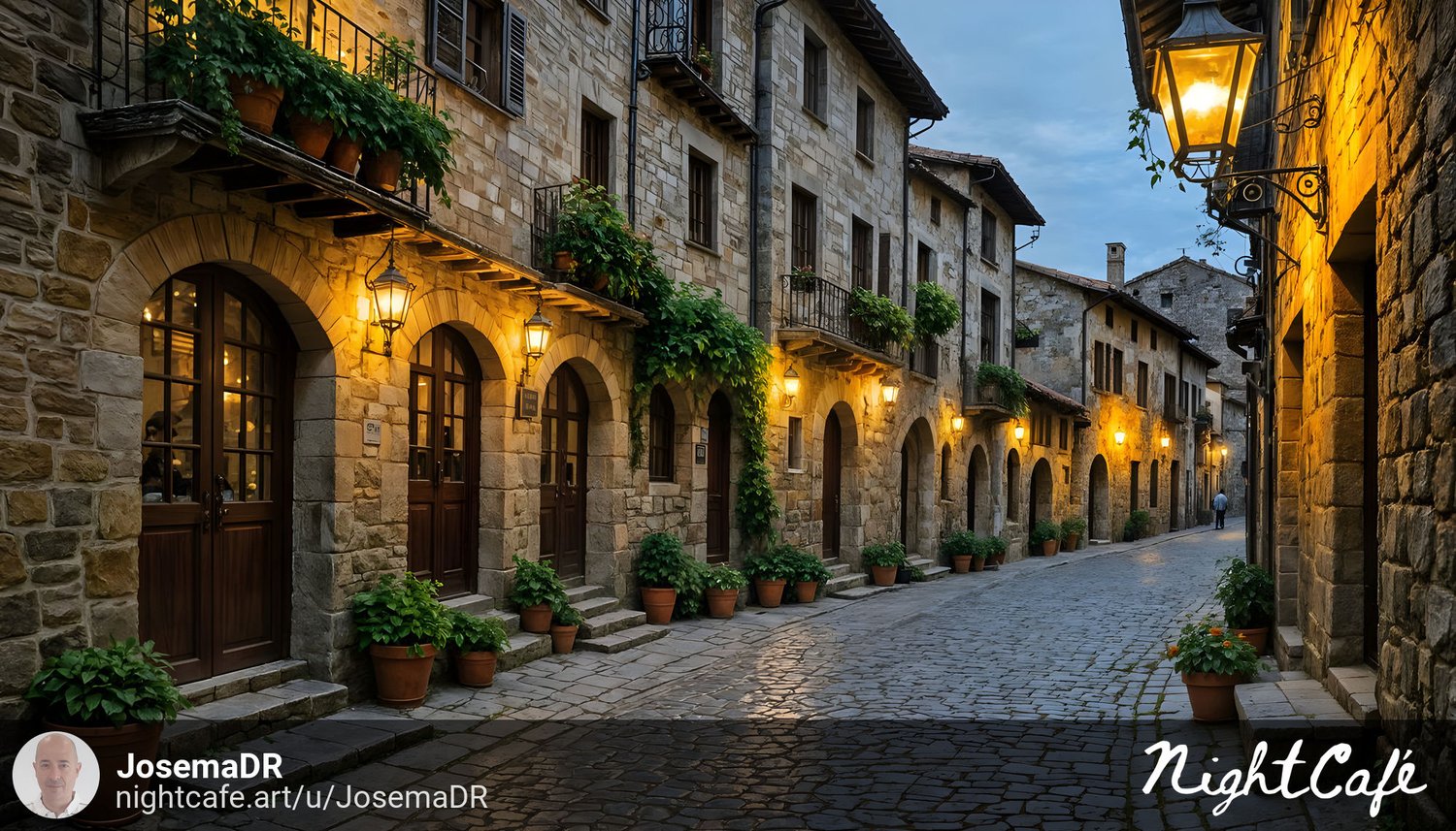 Santillana del Mar. The town of three lies