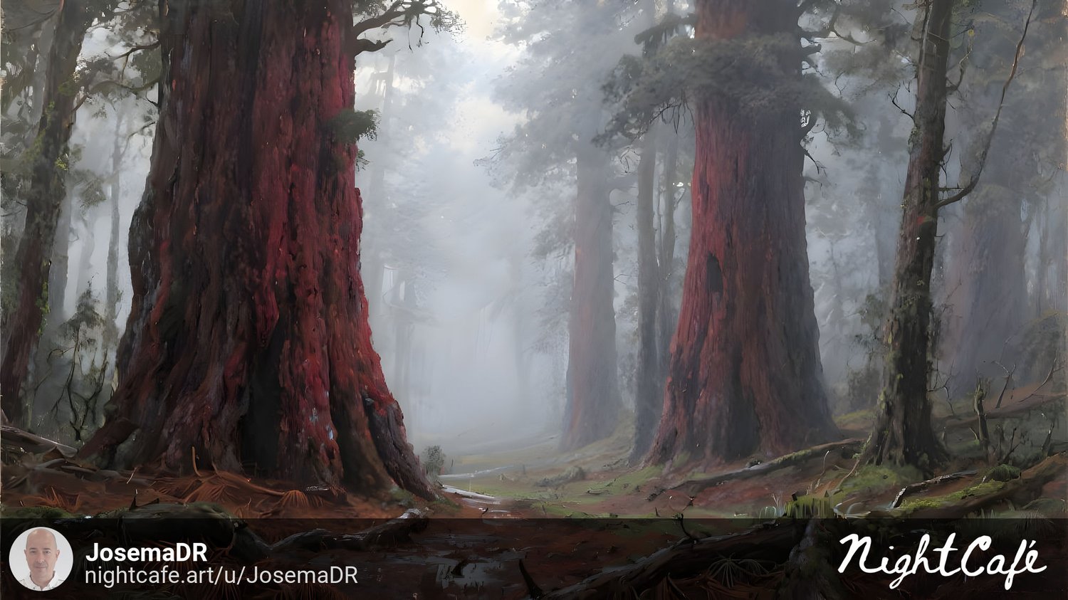 A moment in the sequoia forest of Cabezón de la Sal
