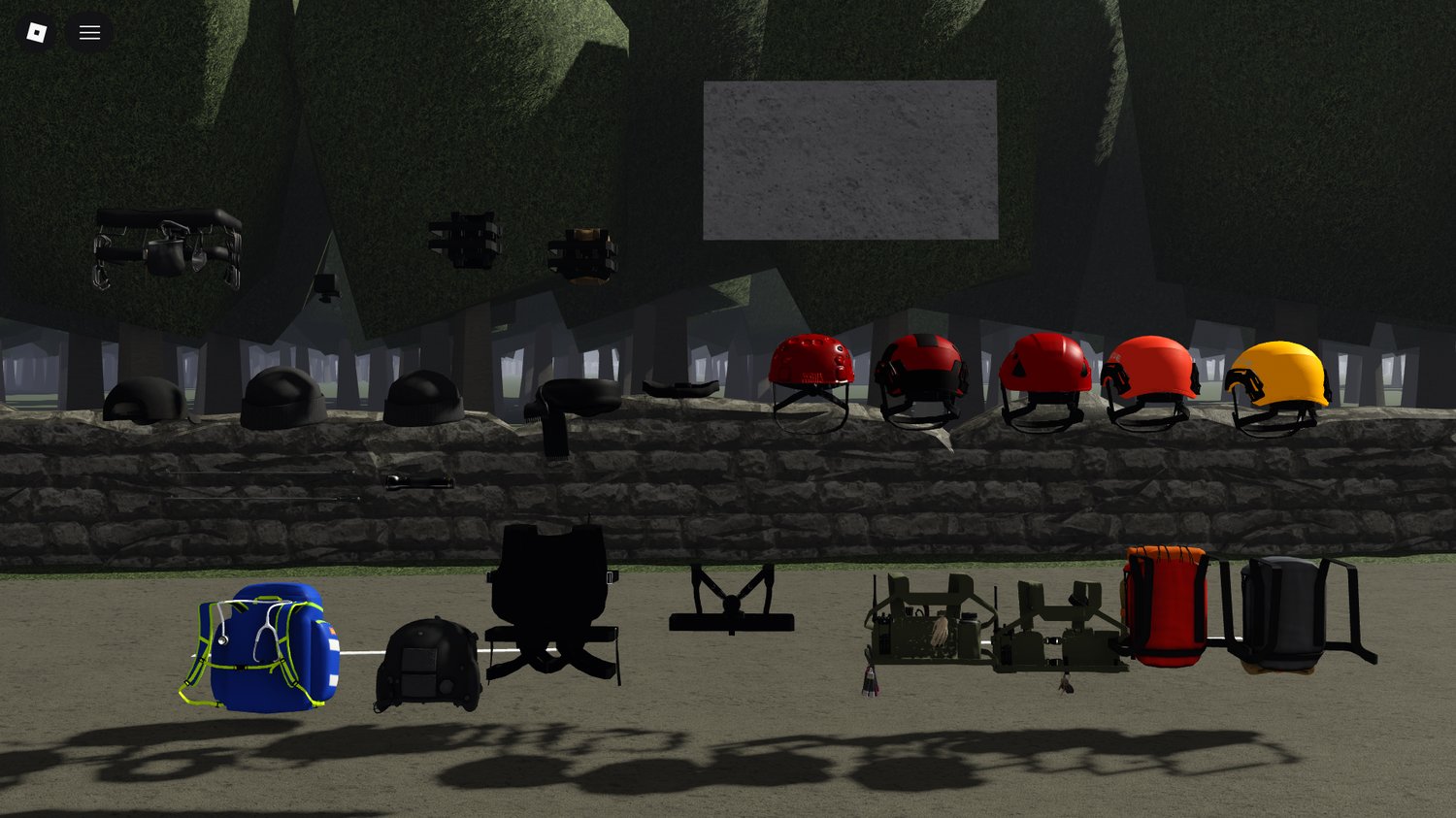 survival themed gear models roblox