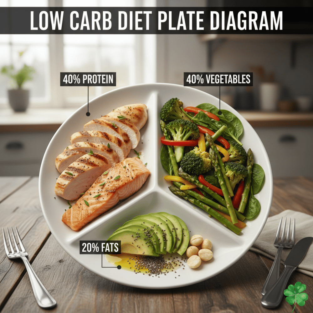 Low Carb Diet Plate Diagram