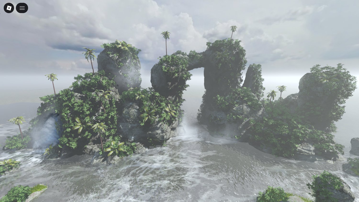 untouched landscape with clean terrain design