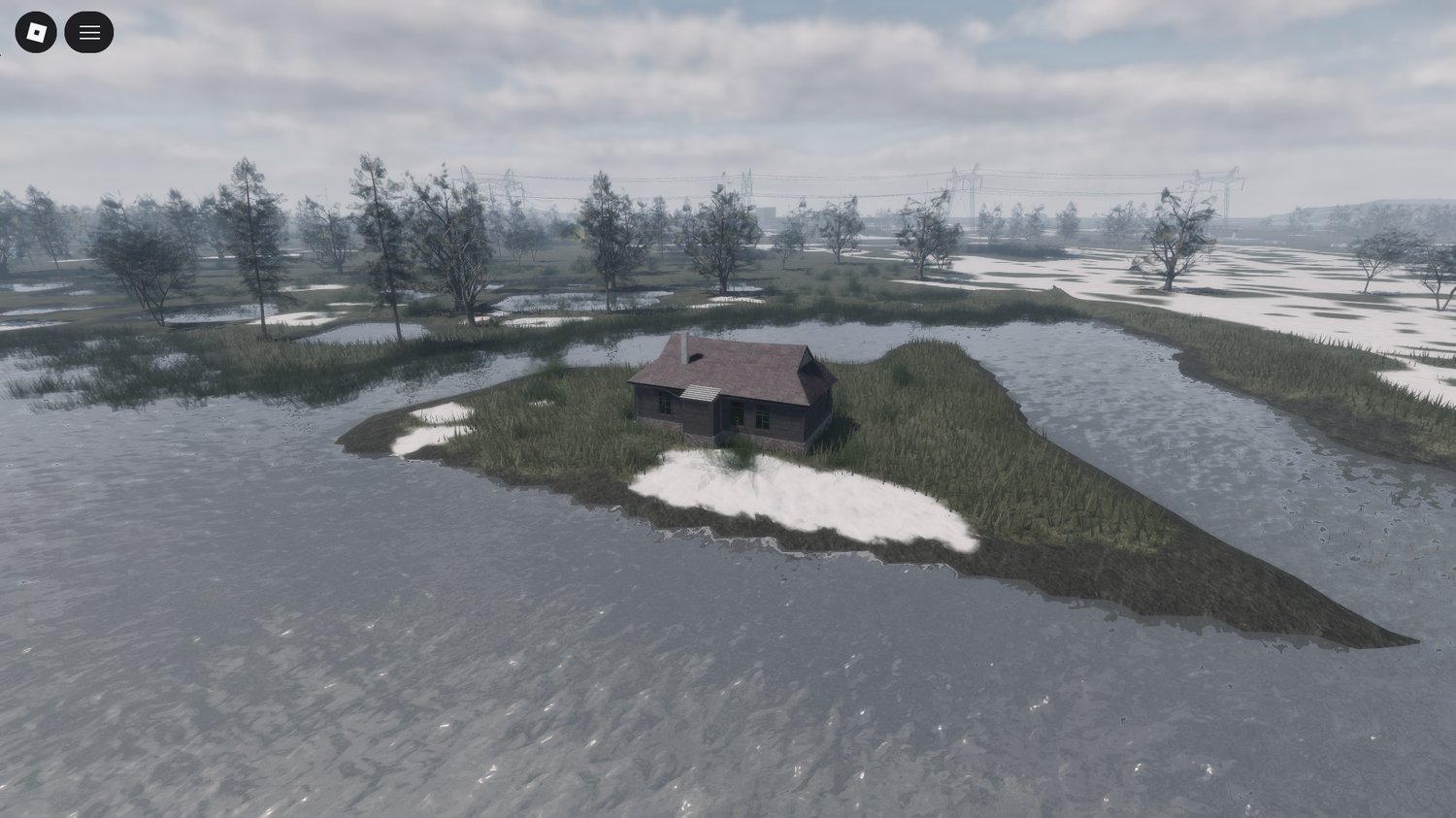 detailed roads and terrain in war themed map