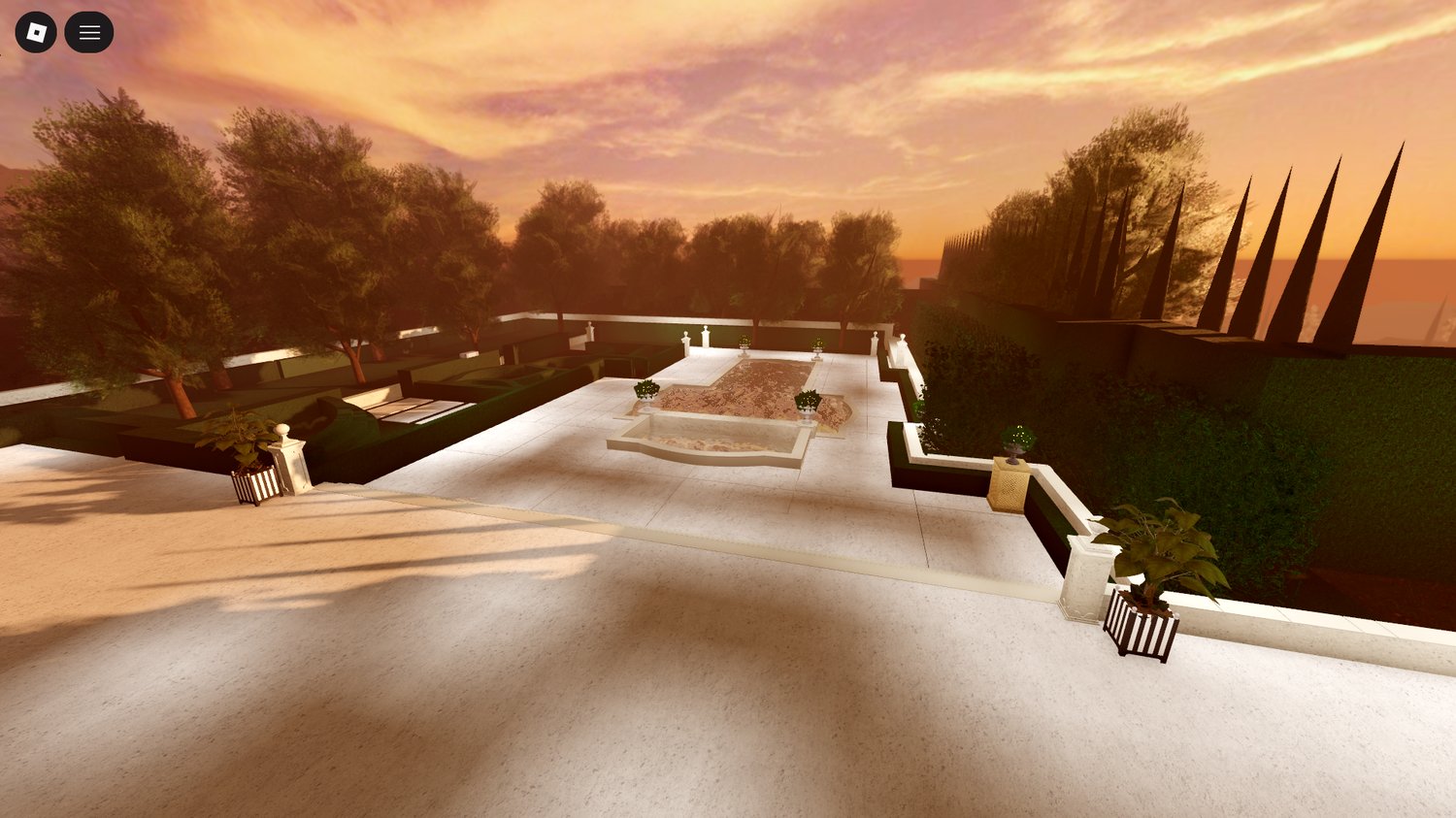 large villa surrounded by peaceful landscape