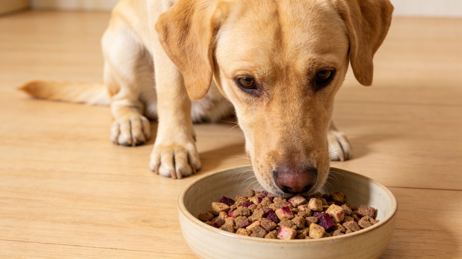 Homemade Beet & Turkey Crunchy Kibble