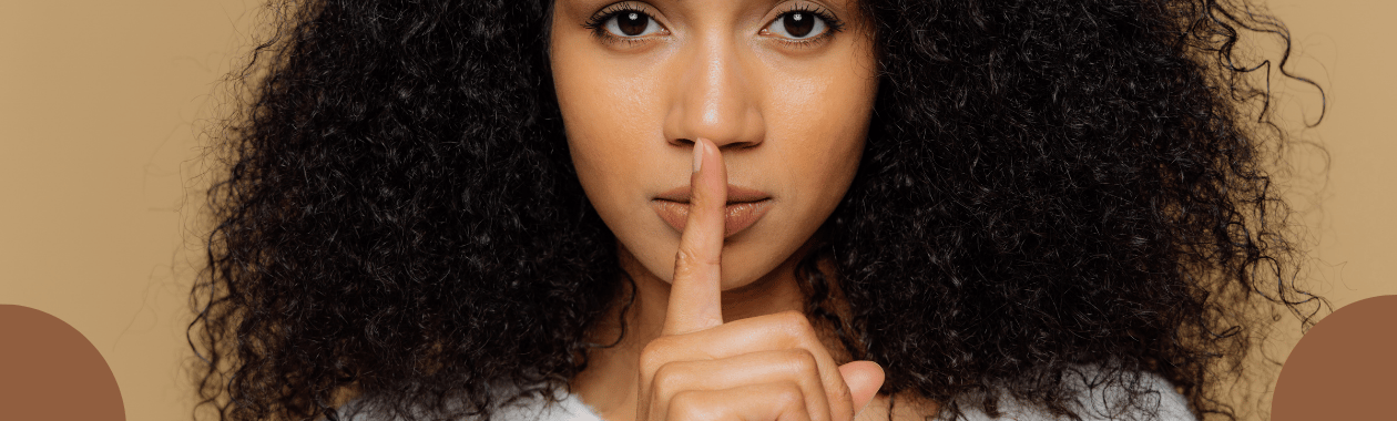 Lady silent grief with grief emotions of disenfranchised grief