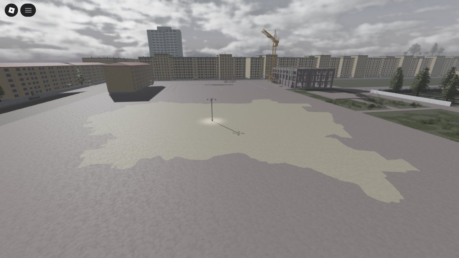 wide view of grozny themed roblox city