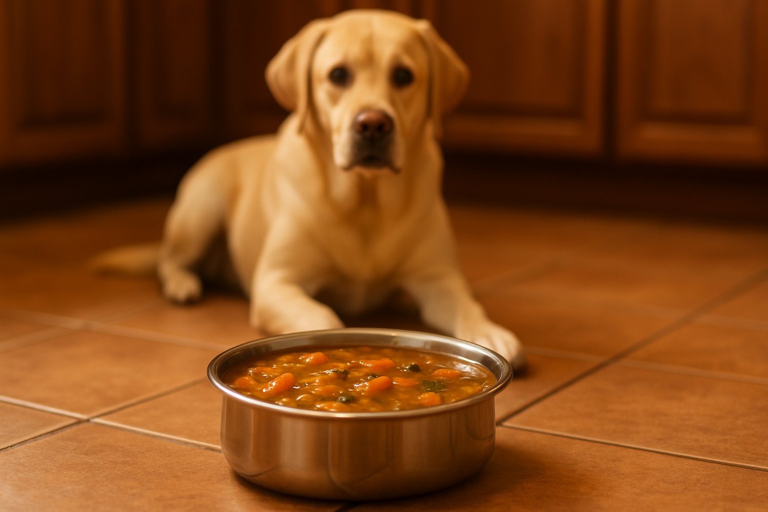 Vegetable and Beef Stew for Dogs