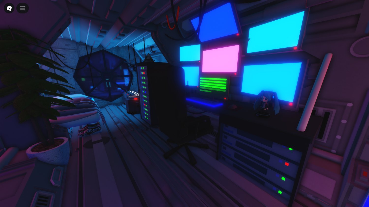 vibrant and cute cyberpunk aesthetic roblox