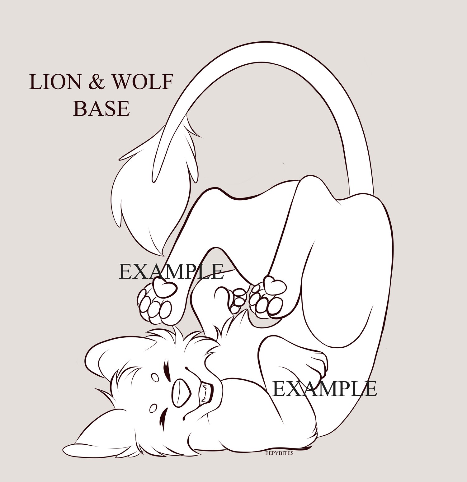 Lion and Wolf Base - Payhip