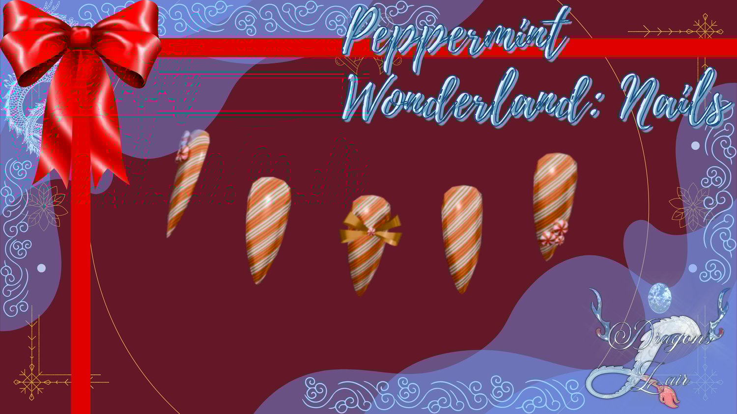Peppermint Wonderland: Nails