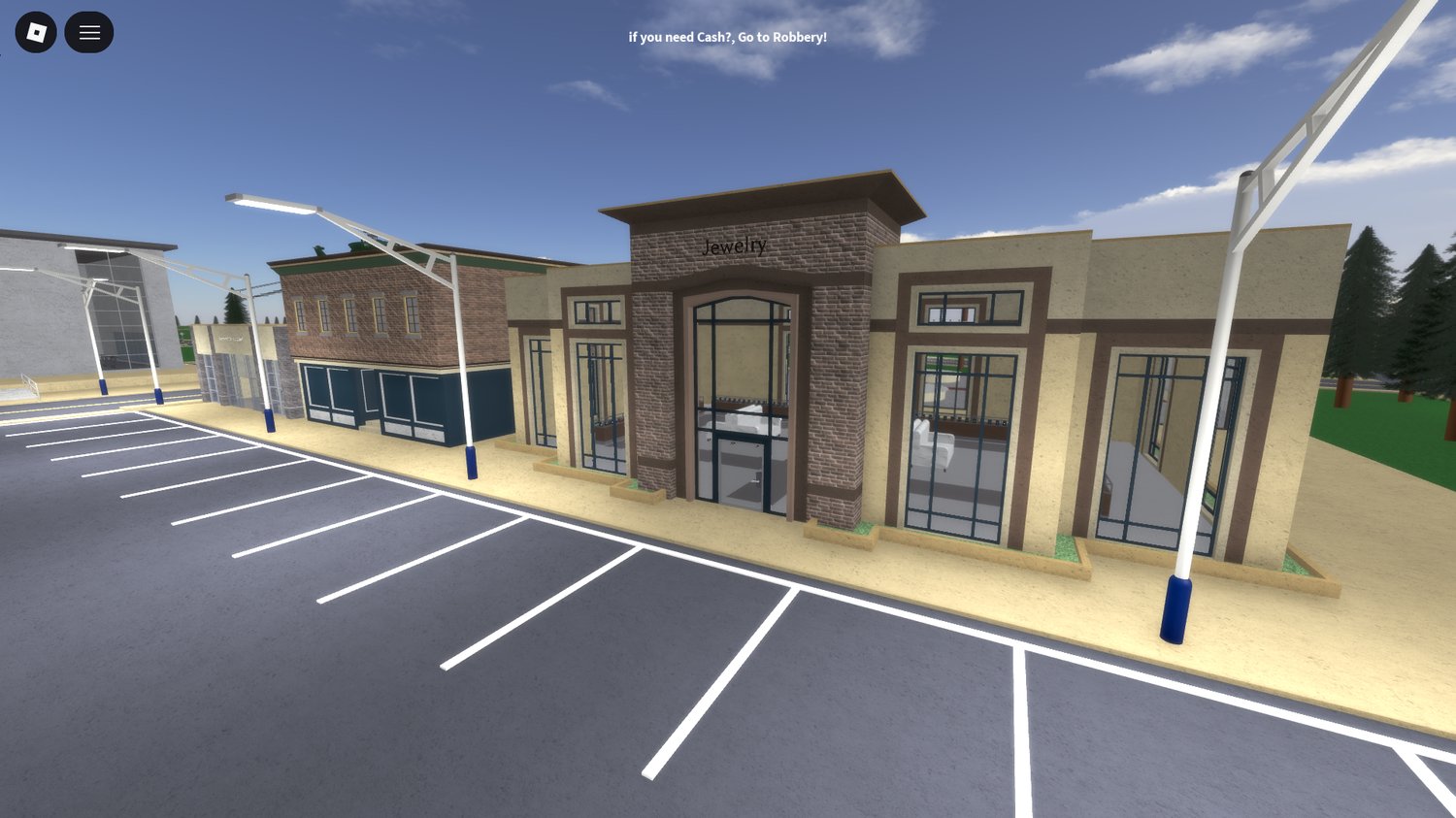 money system interface in roblox city game