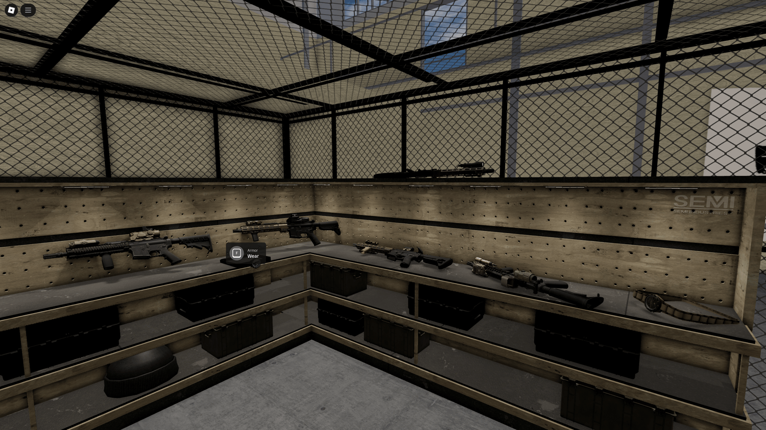 Interior killhouse used for FBI HRT or police training