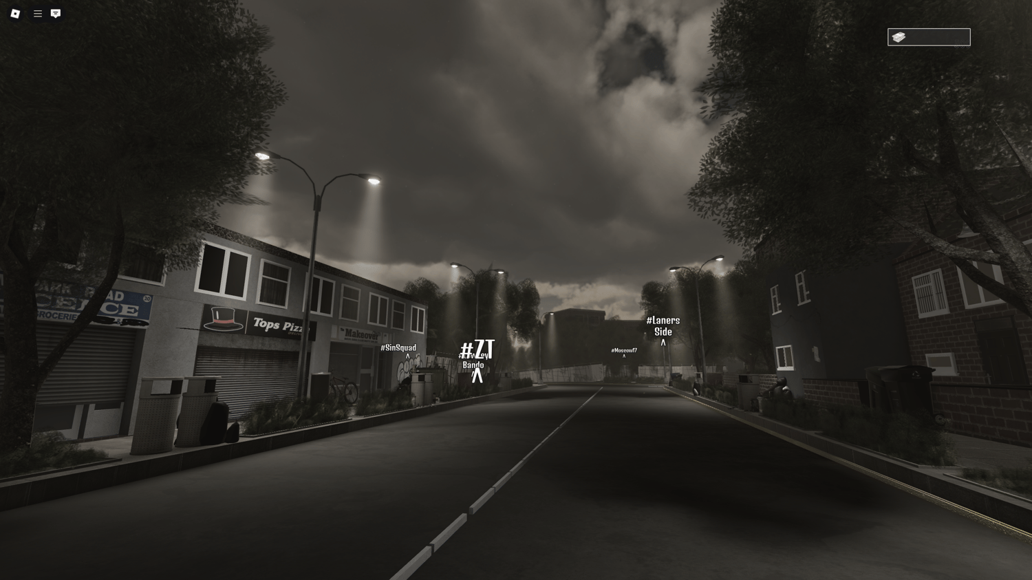 Roblox Lost in Hackney UK hood map aerial view