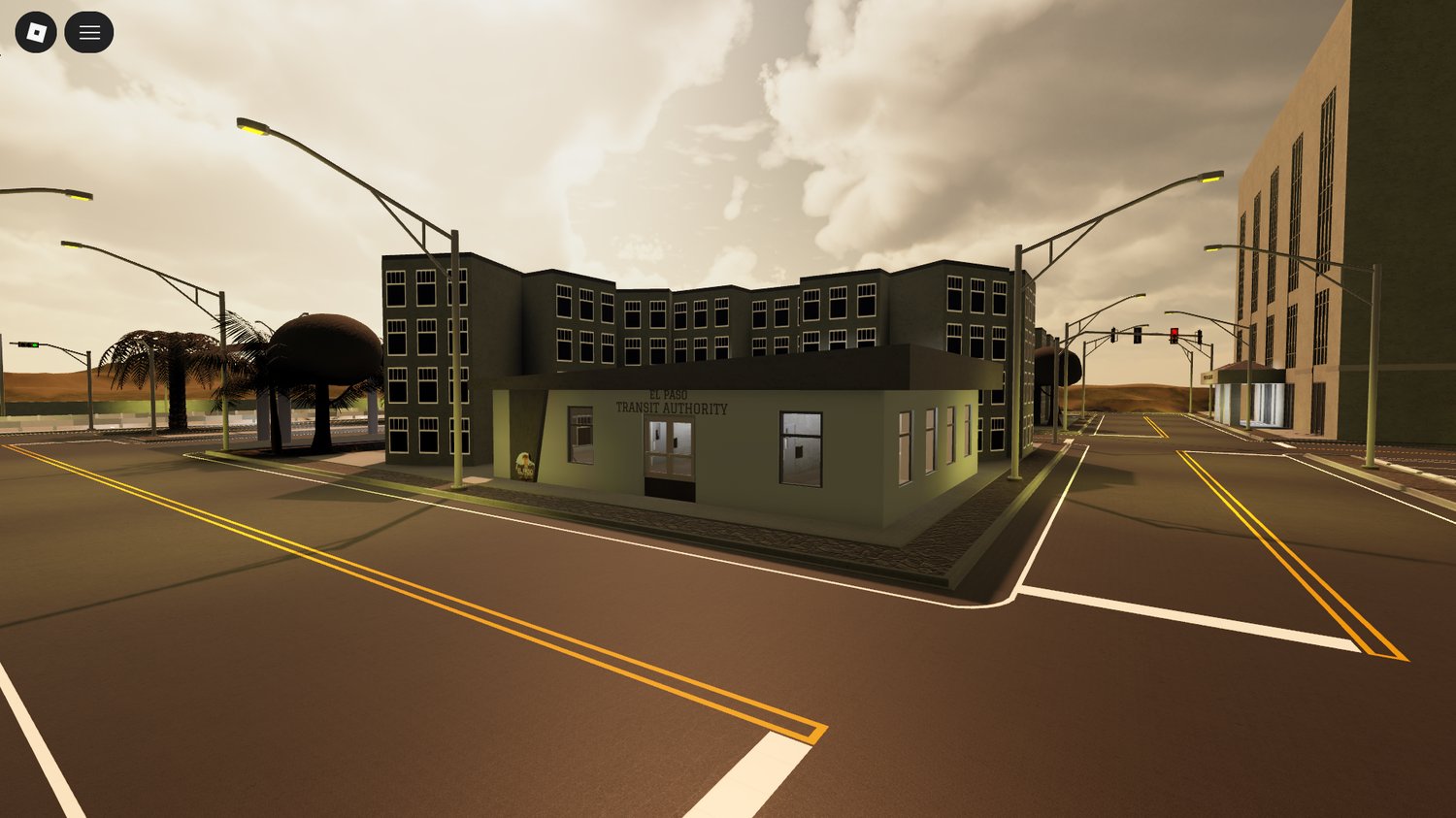 Roblox map with enterable stores and interiors