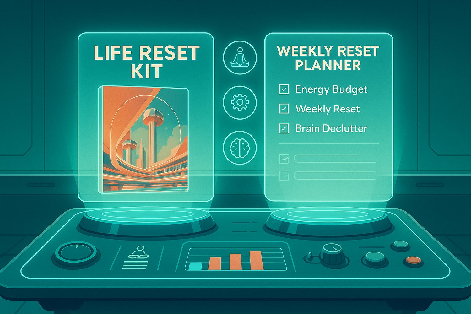 retro future life reset graphs