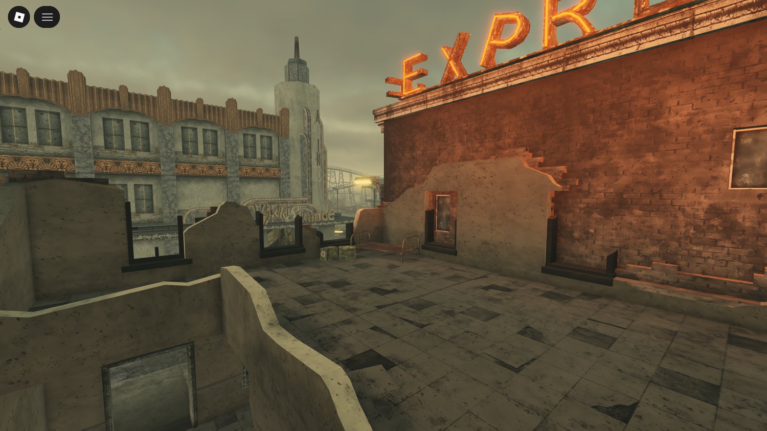Underground houses in Roblox Mojave desert map