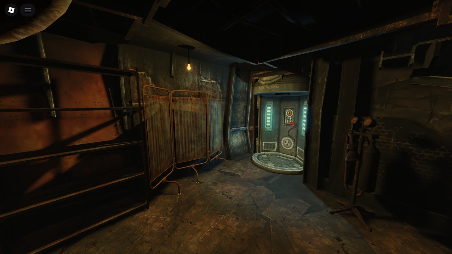Abandoned Mojave-style buildings Roblox map