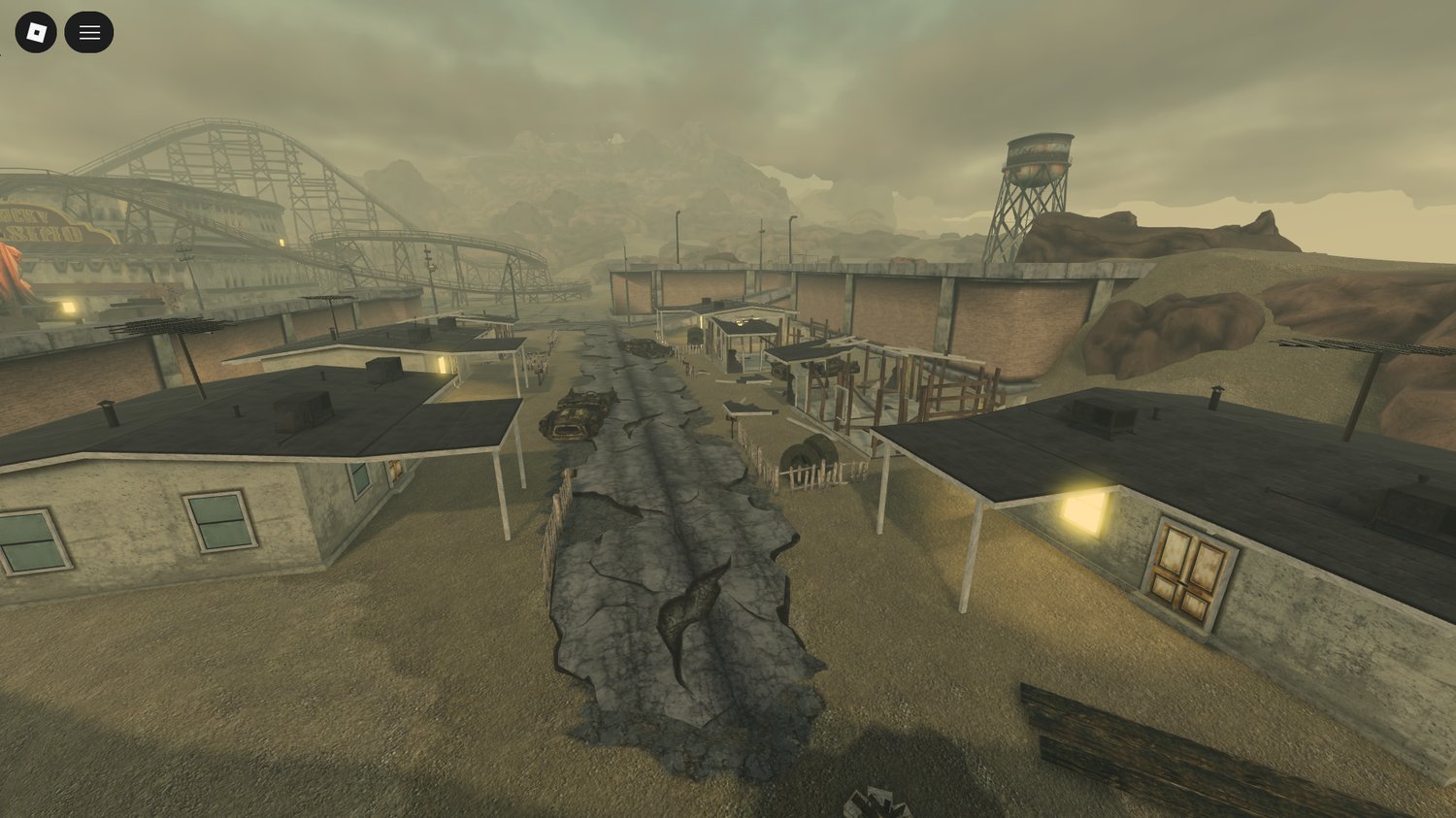 Detailed desert terrain for Roblox adventure games