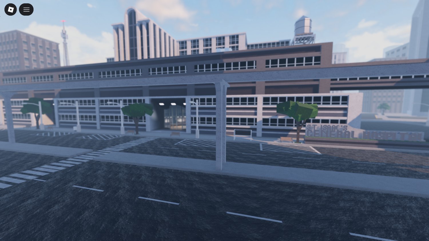 Realistic textures and city props Roblox map