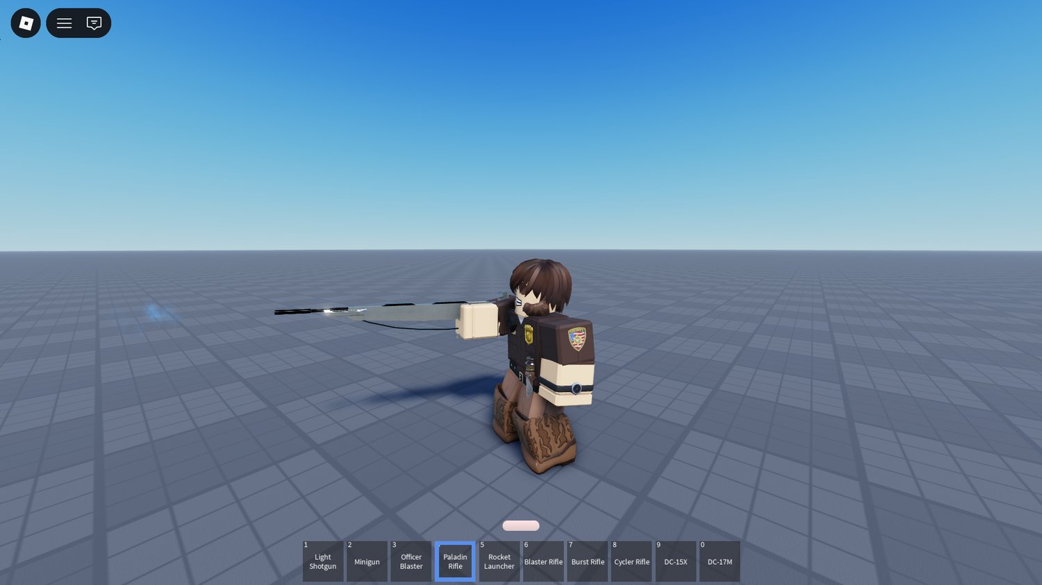 Functional blaster system for Roblox games