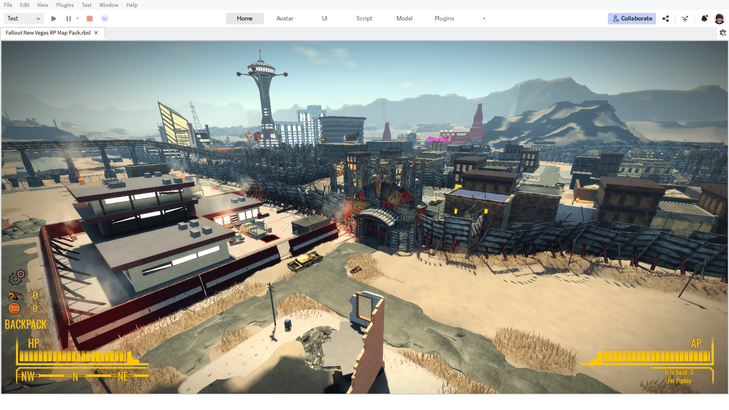 Roleplay map with scripted features Roblox