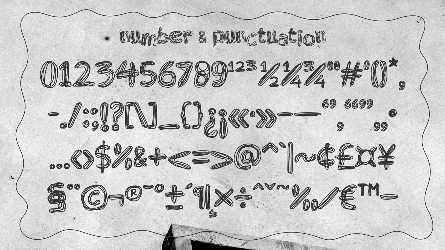numbers & punctuation
